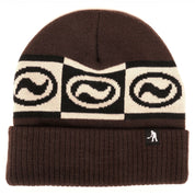 Ovaly Knit Beanie - Brown