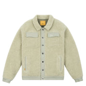 Sherpa Denim Jacket - Mist Green