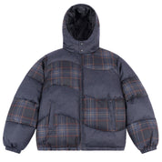 Premium Tweed Puffer - Dark Gray