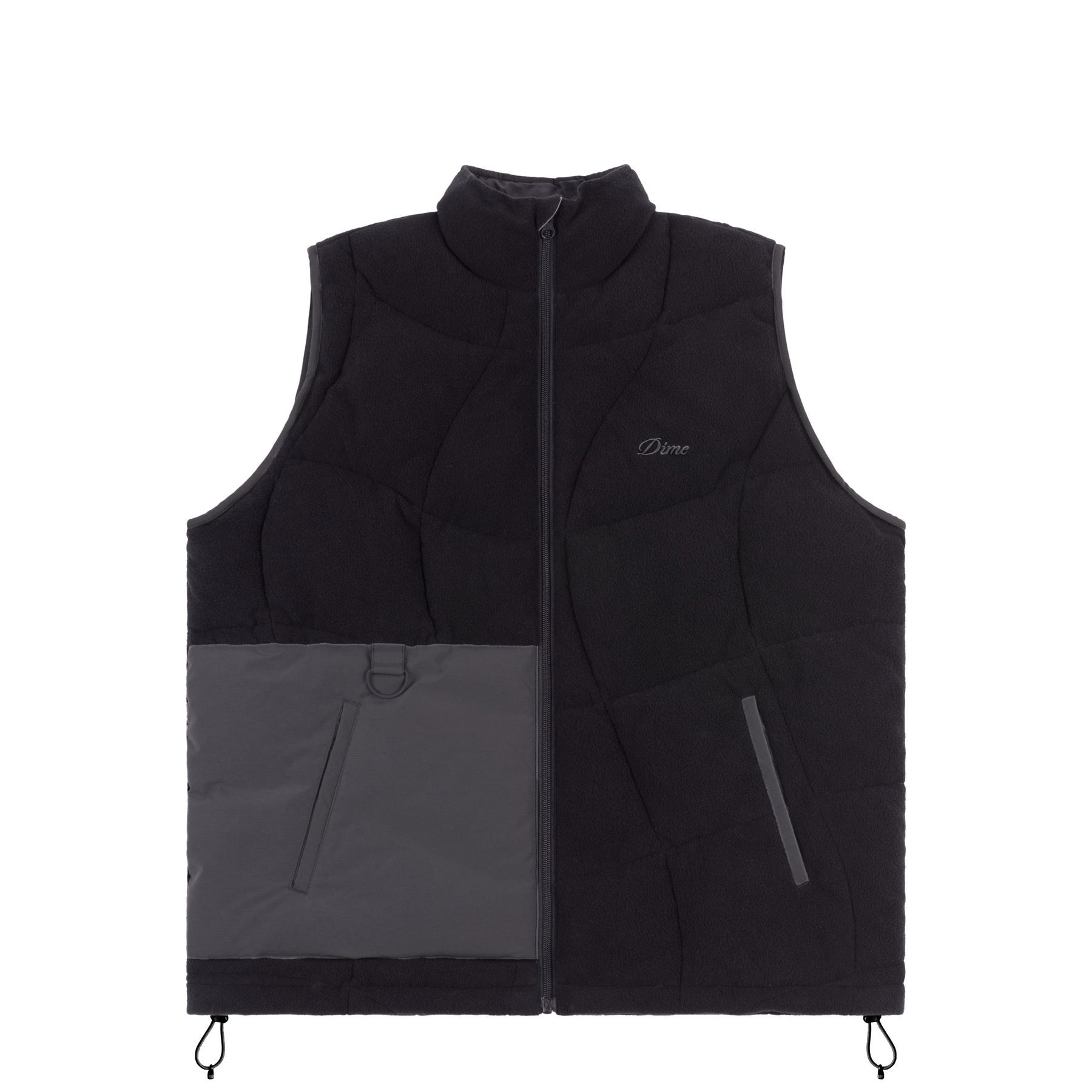 Sleeveless Puffer - Black