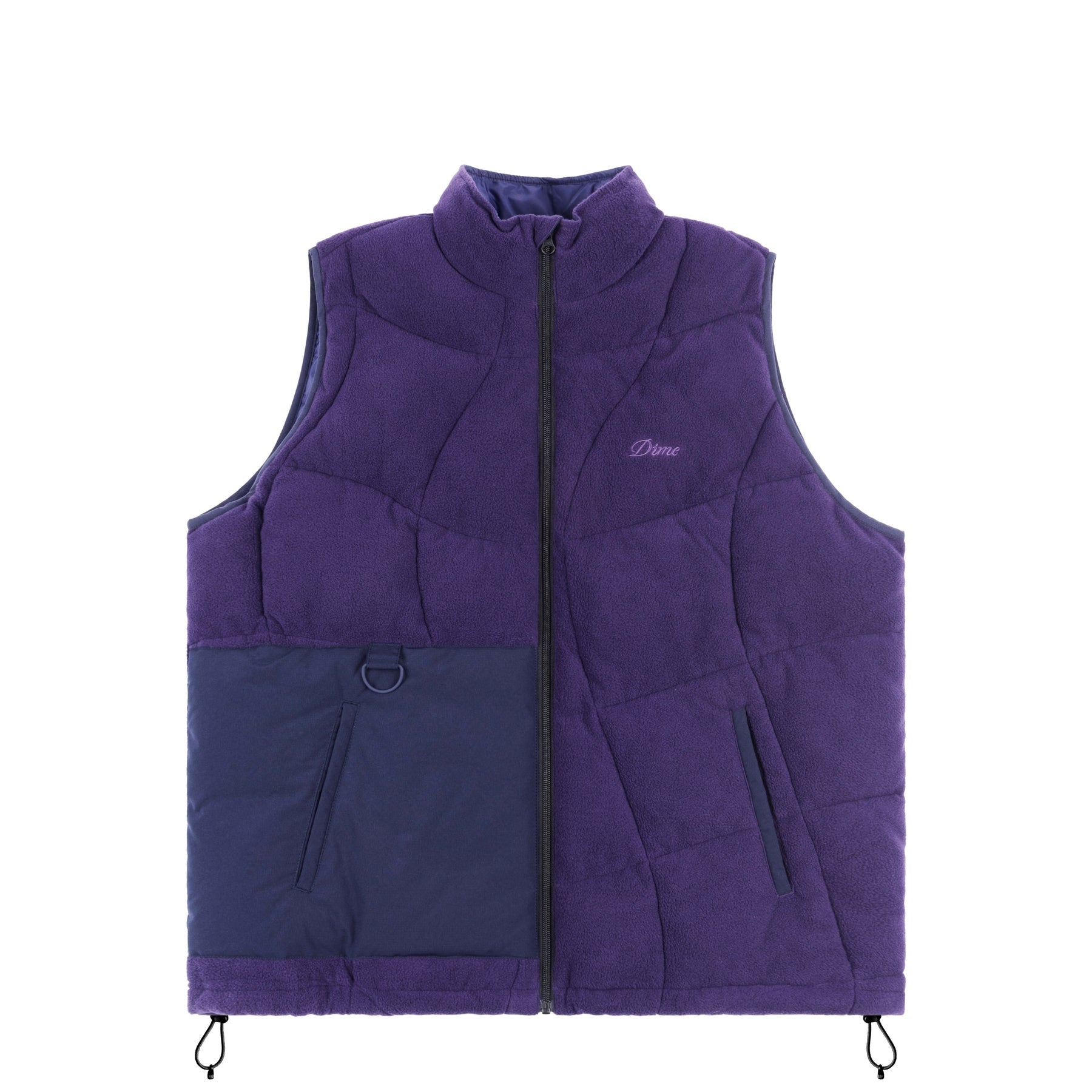 Sleeveless Puffer - Plum