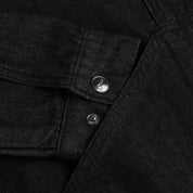 Veste en denim sergé - Noir délavé