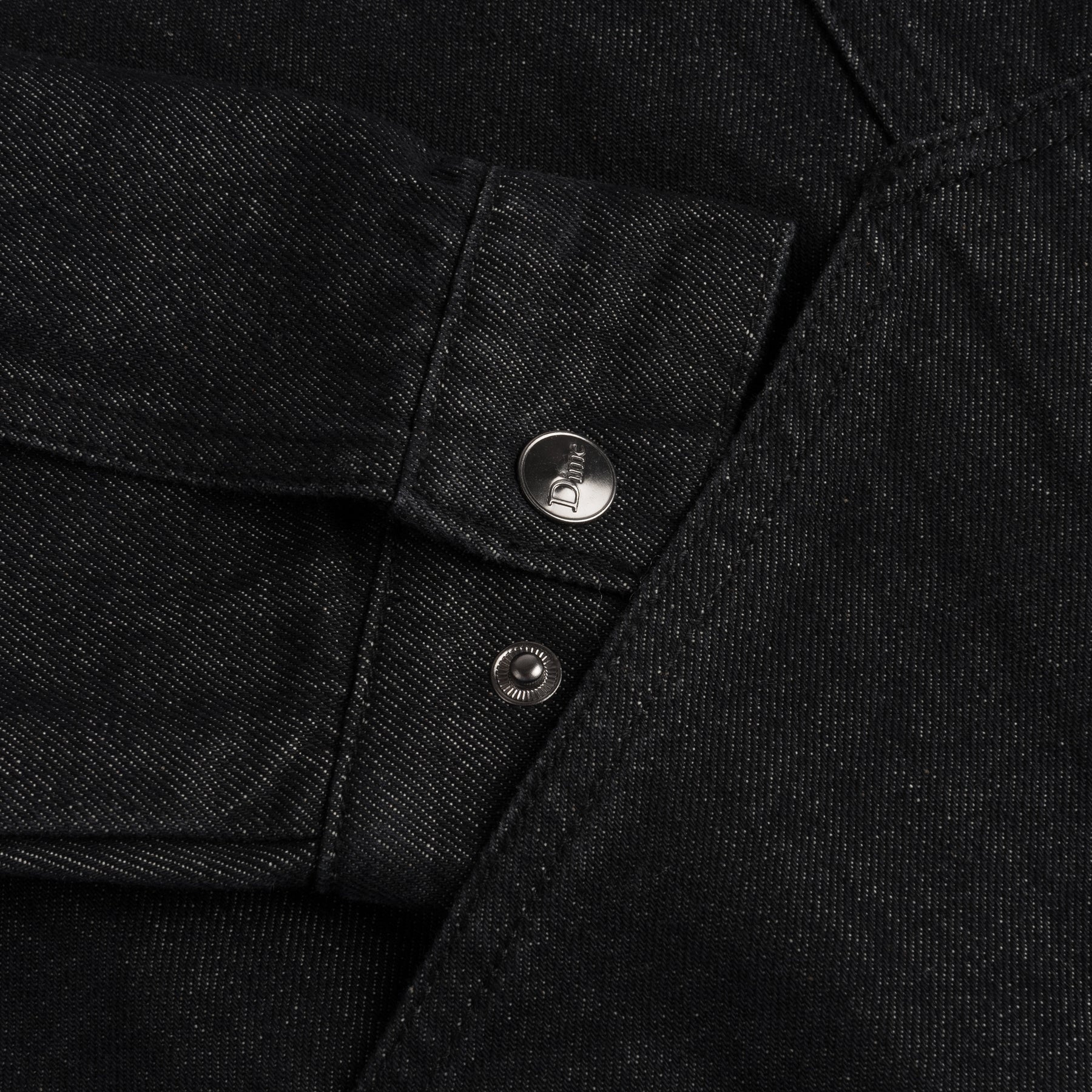 Denim Twill Jacket - Black Washed