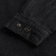 Veste en denim sergé - Noir délavé