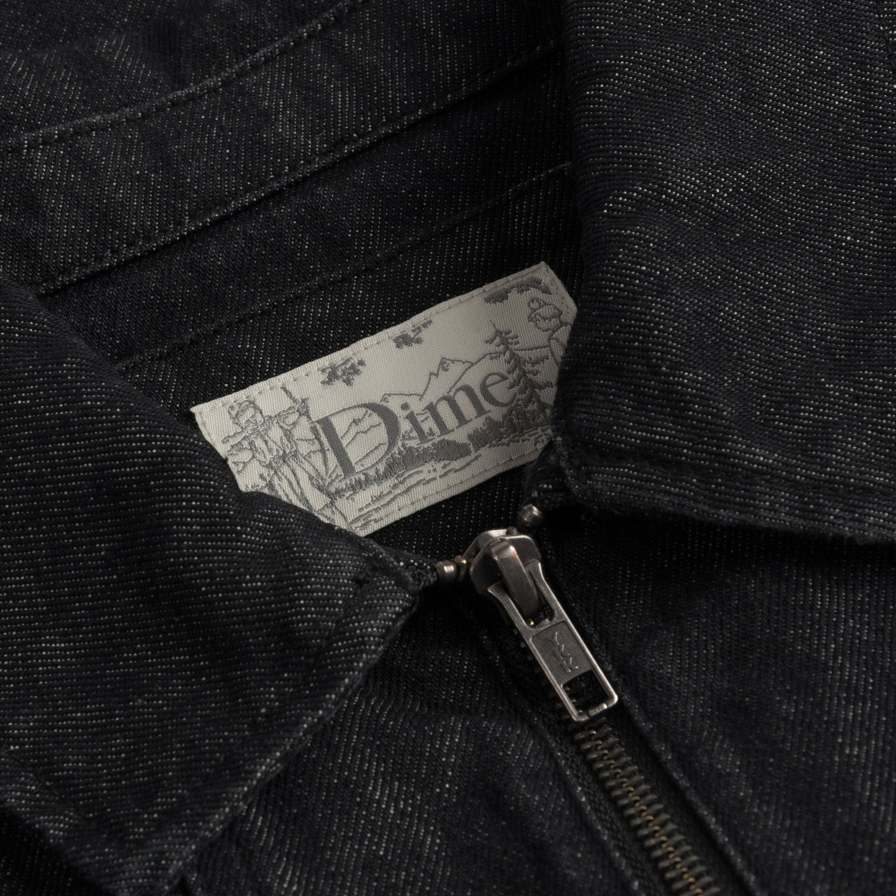 Veste en denim sergé - Noir délavé