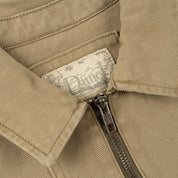 Denim Twill Jacket - Khaki Washed