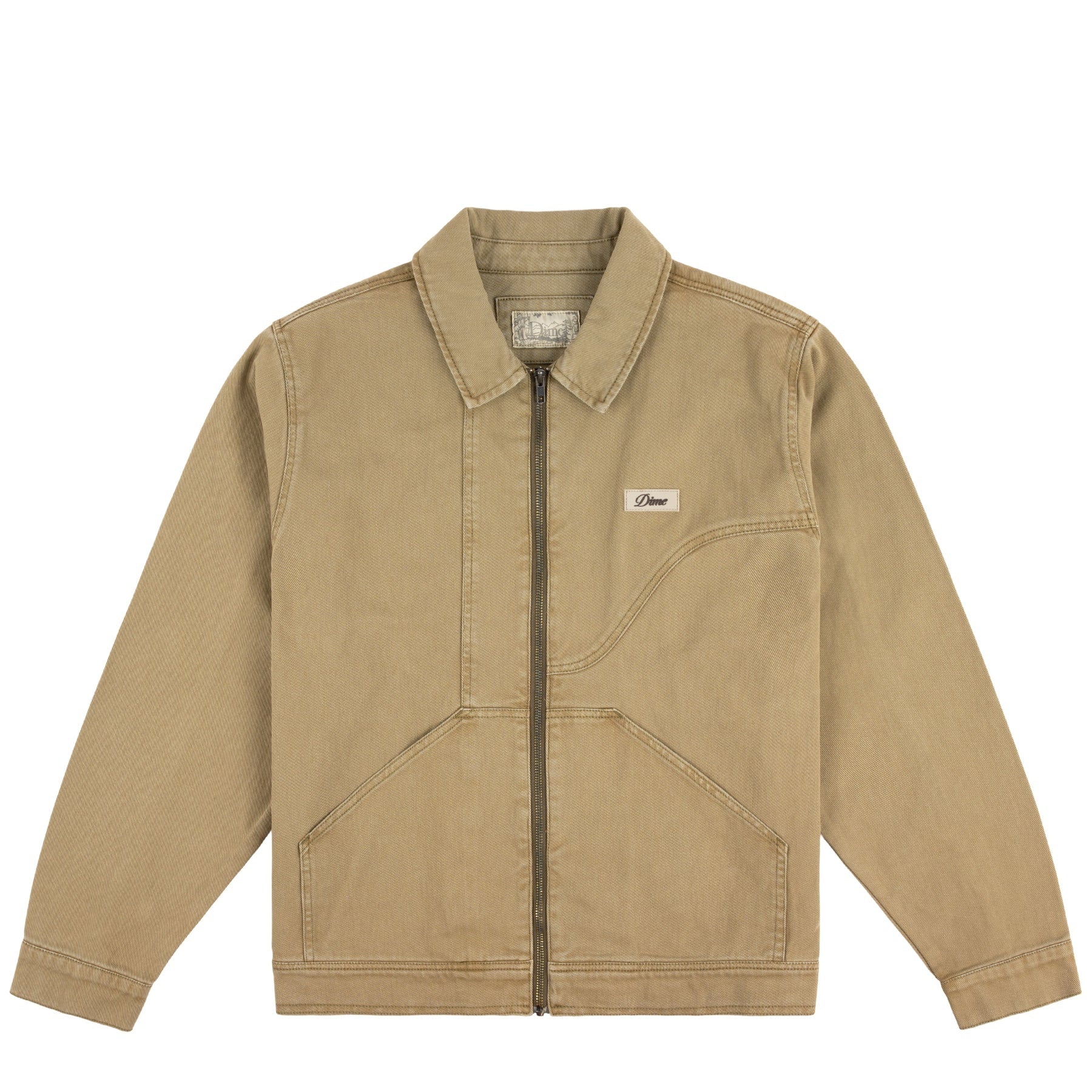 Denim Twill Jacket - Khaki Washed