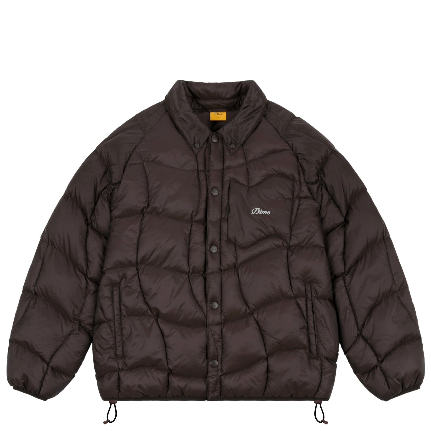 Dime Midweight Wave Puffer Jacket - Espresso – Palm Isle Skateshop