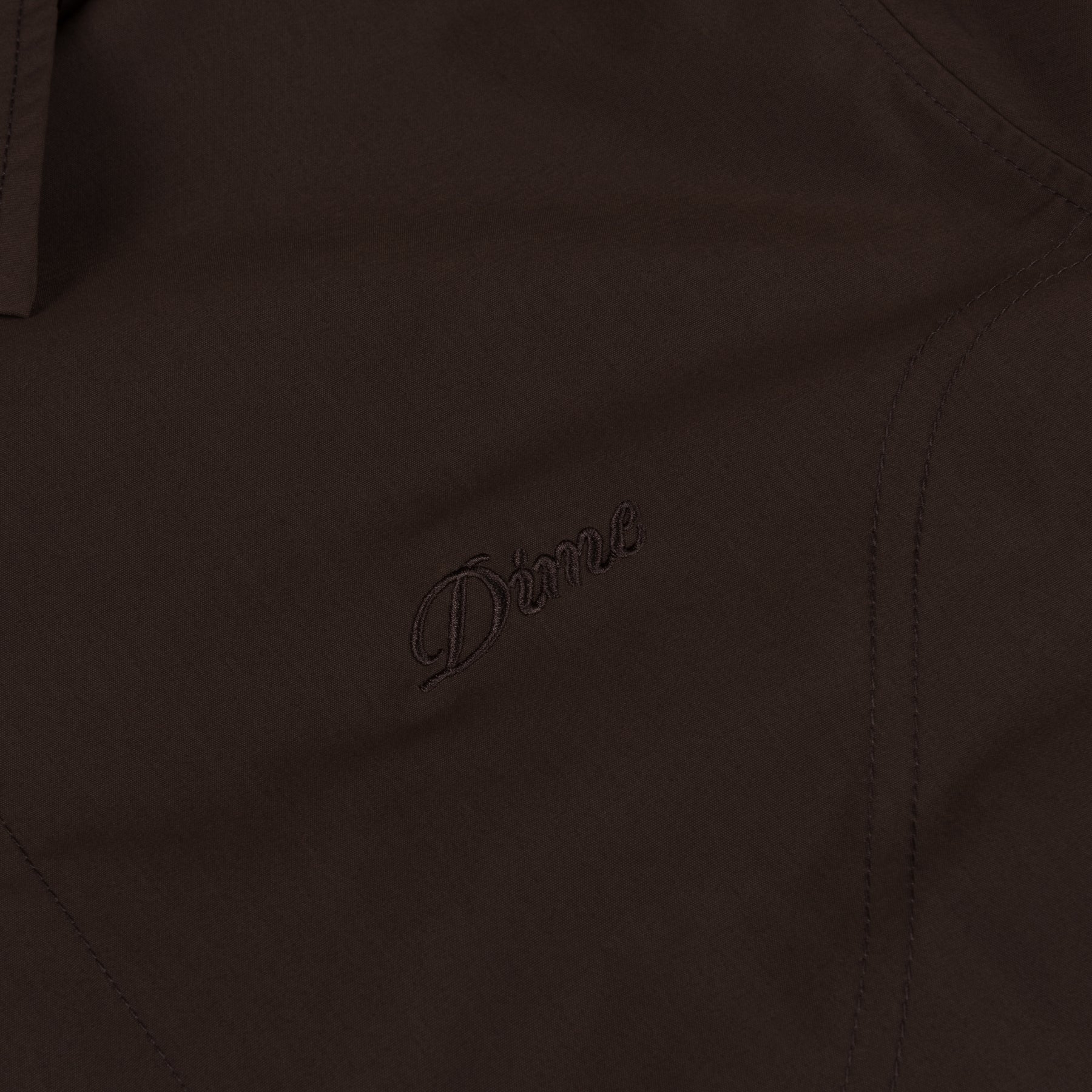 Cursive Coach Jacket - Espresso