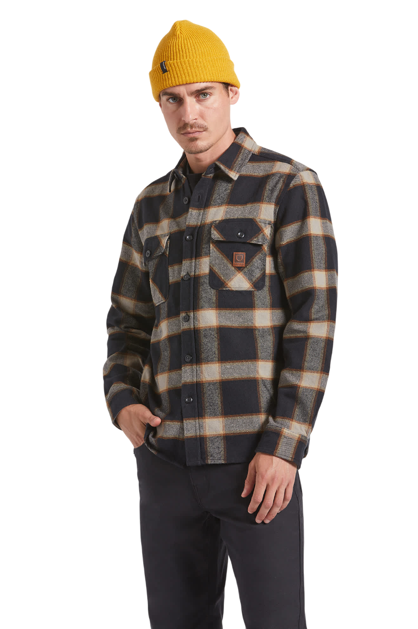 Bowery Heavyweight Flannel - Black/Cream