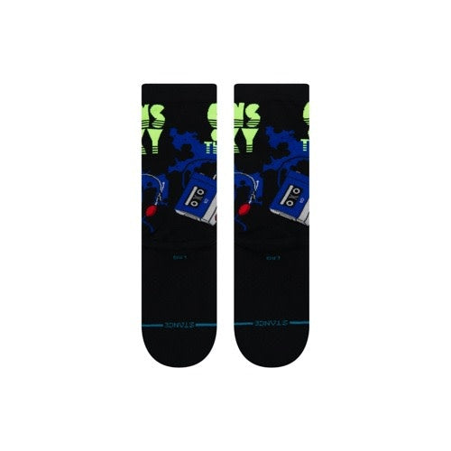 Kids Groot Jams Crew Socks - Black