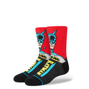 Kids Batman Comic Crew Socks - Black