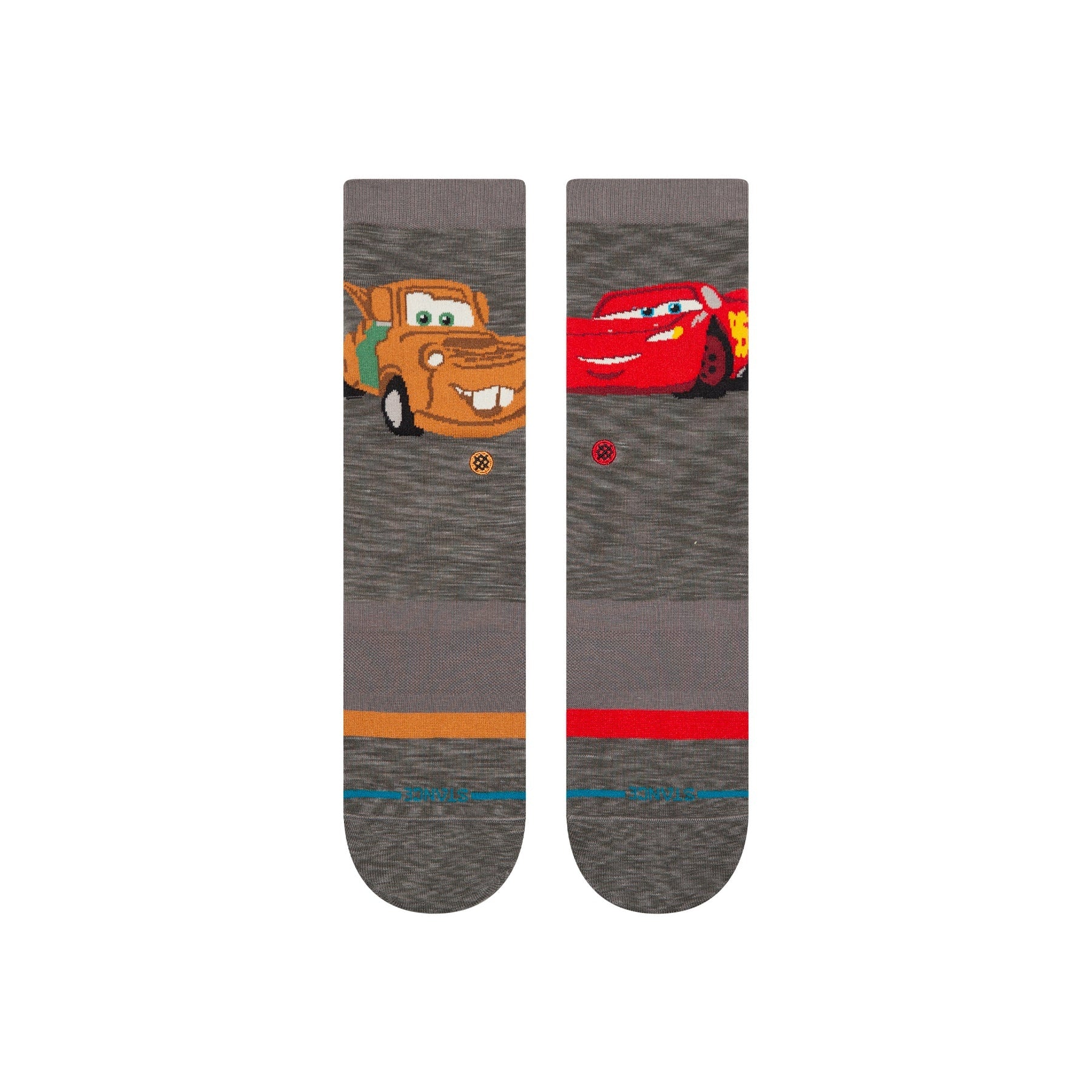 Kids "Pixar" Kachow Crew Socks - Dark Grey