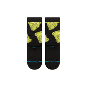 Kids "The Grinch" Mean One Crew Socks - Black