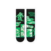 Chaussettes TMNT Crew pour enfants « Teenage Mutant Ninja Turtles » – Noir 