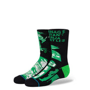 Chaussettes TMNT Crew pour enfants « Teenage Mutant Ninja Turtles » – Noir 