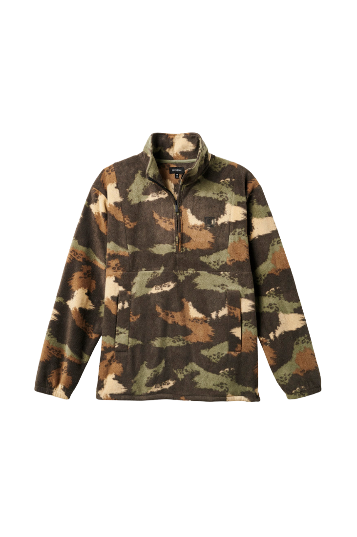 Couverture polaire 1/2 zip - Camouflage brossé