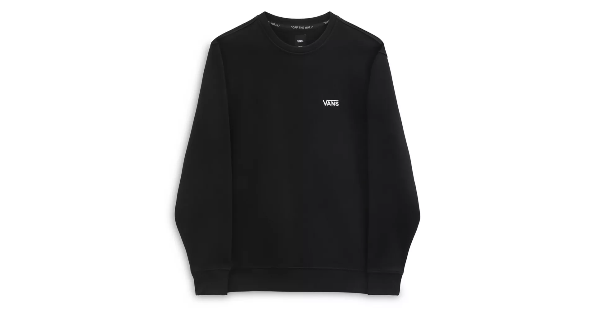 Core Basic Crew Fleece Sweater - Black