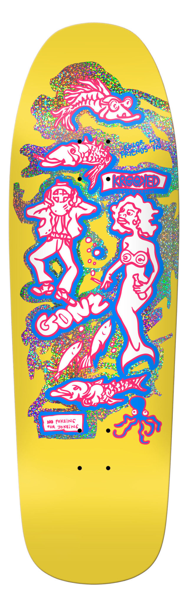 Gonz Color My Friends (Hand Numbered) Deck - 9.81"