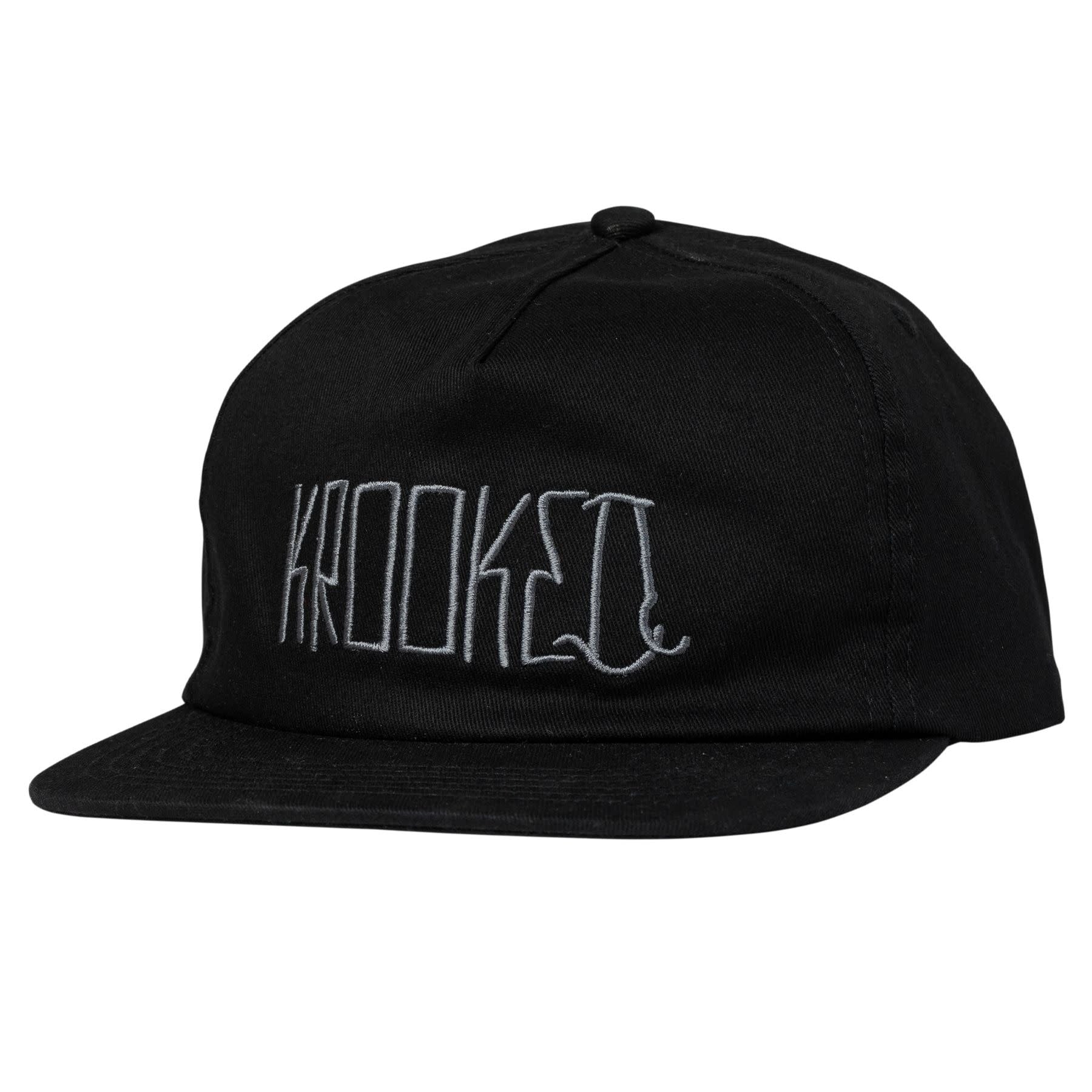 Side Eyes Snapback Hat - Black/Grey/Yellow