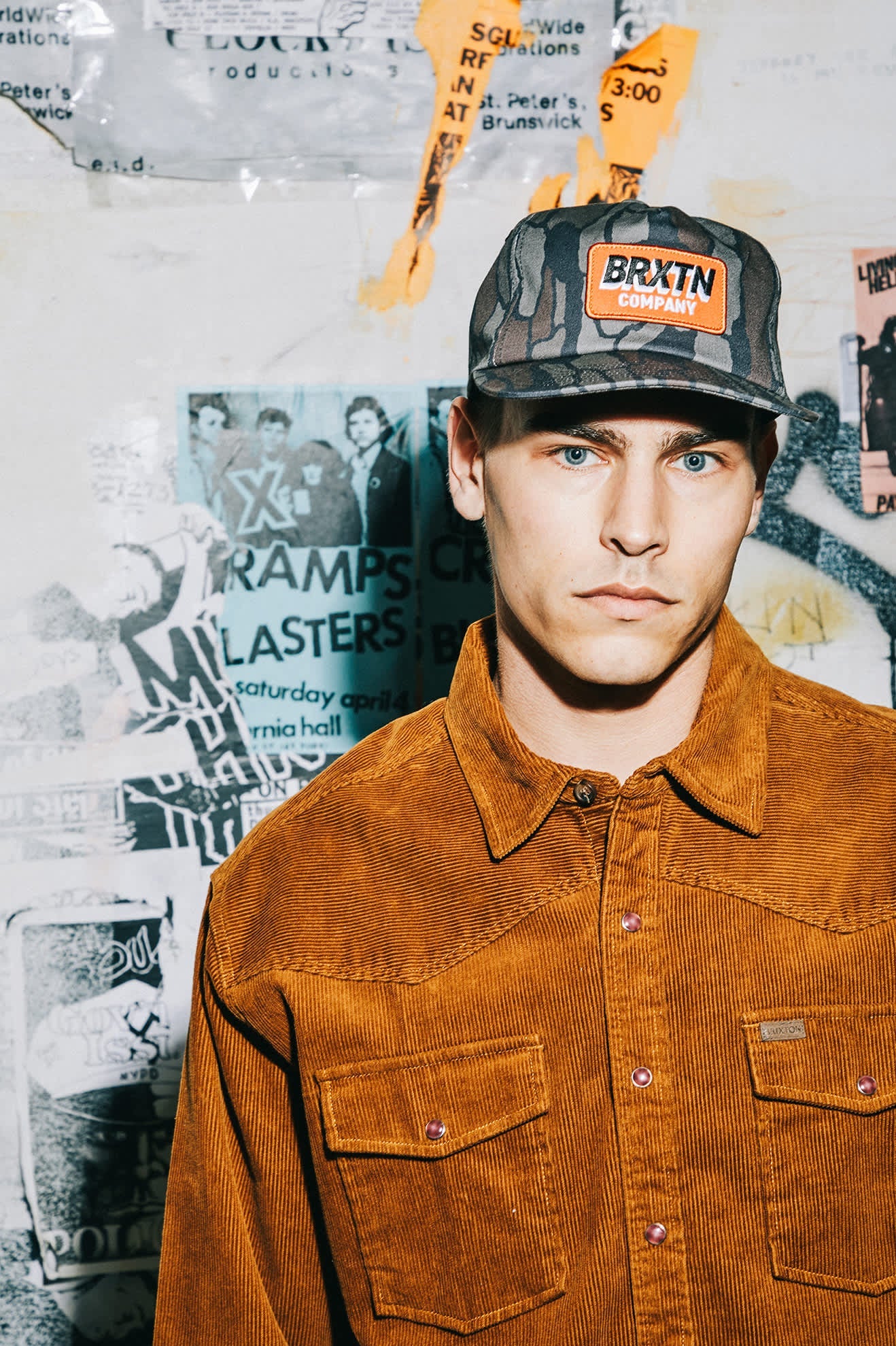 New West Relaxed Overshirt - Washed Copper Corduroy
