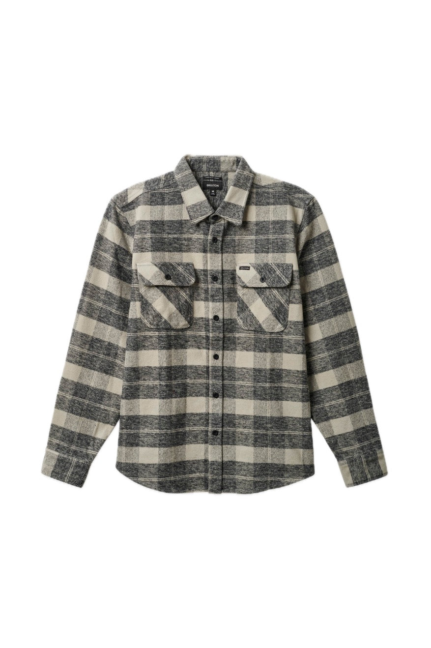 Bowery Heavy Weight L/S Flanelle - Noir/Charbon