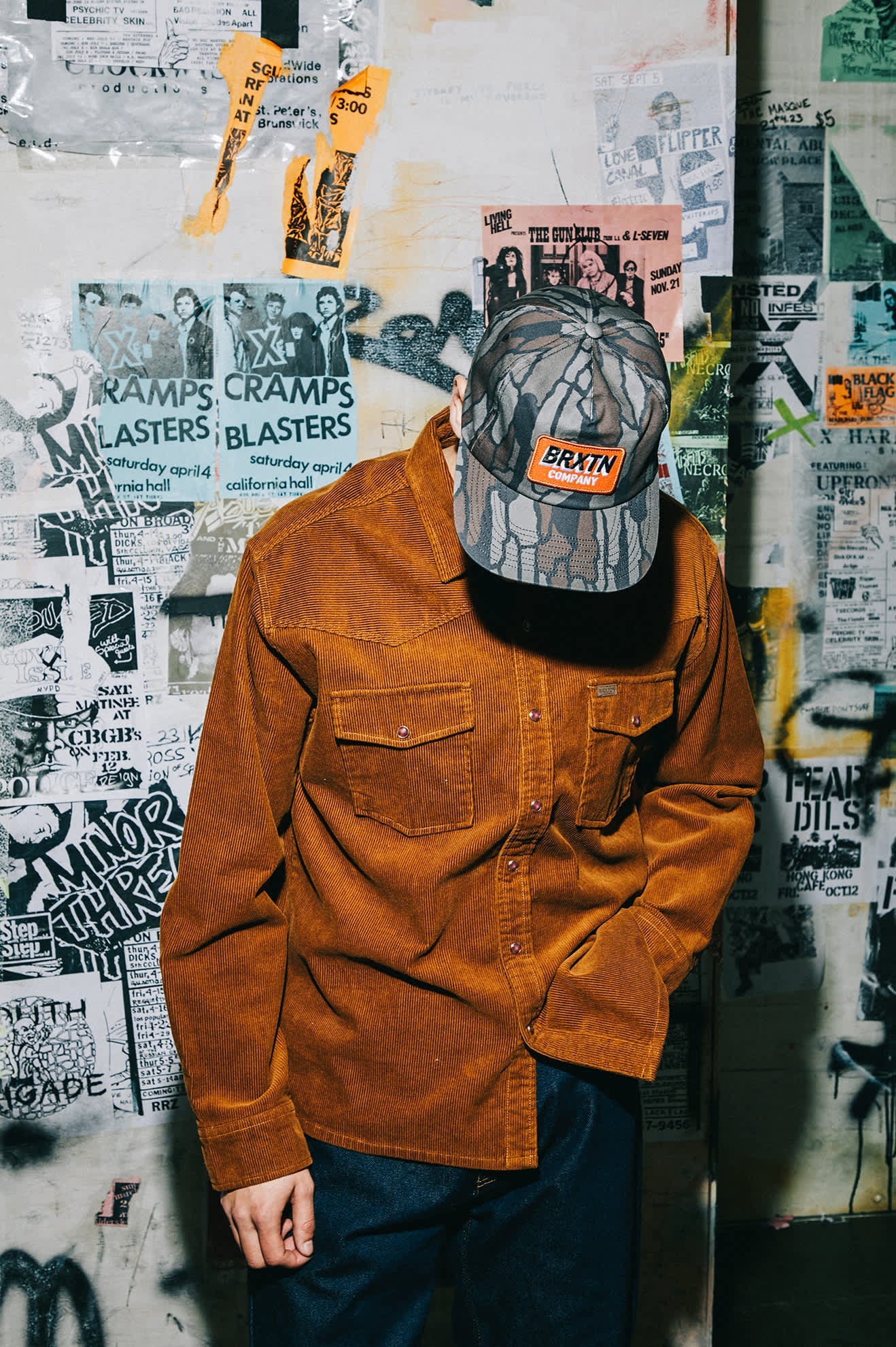 New West Relaxed Overshirt - Washed Copper Corduroy