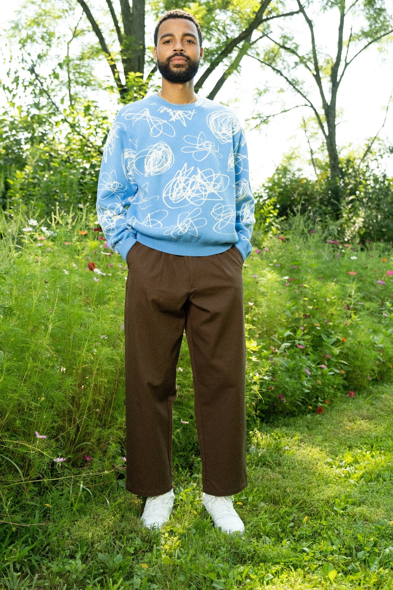 Lascaux Sweater - Vista Blue