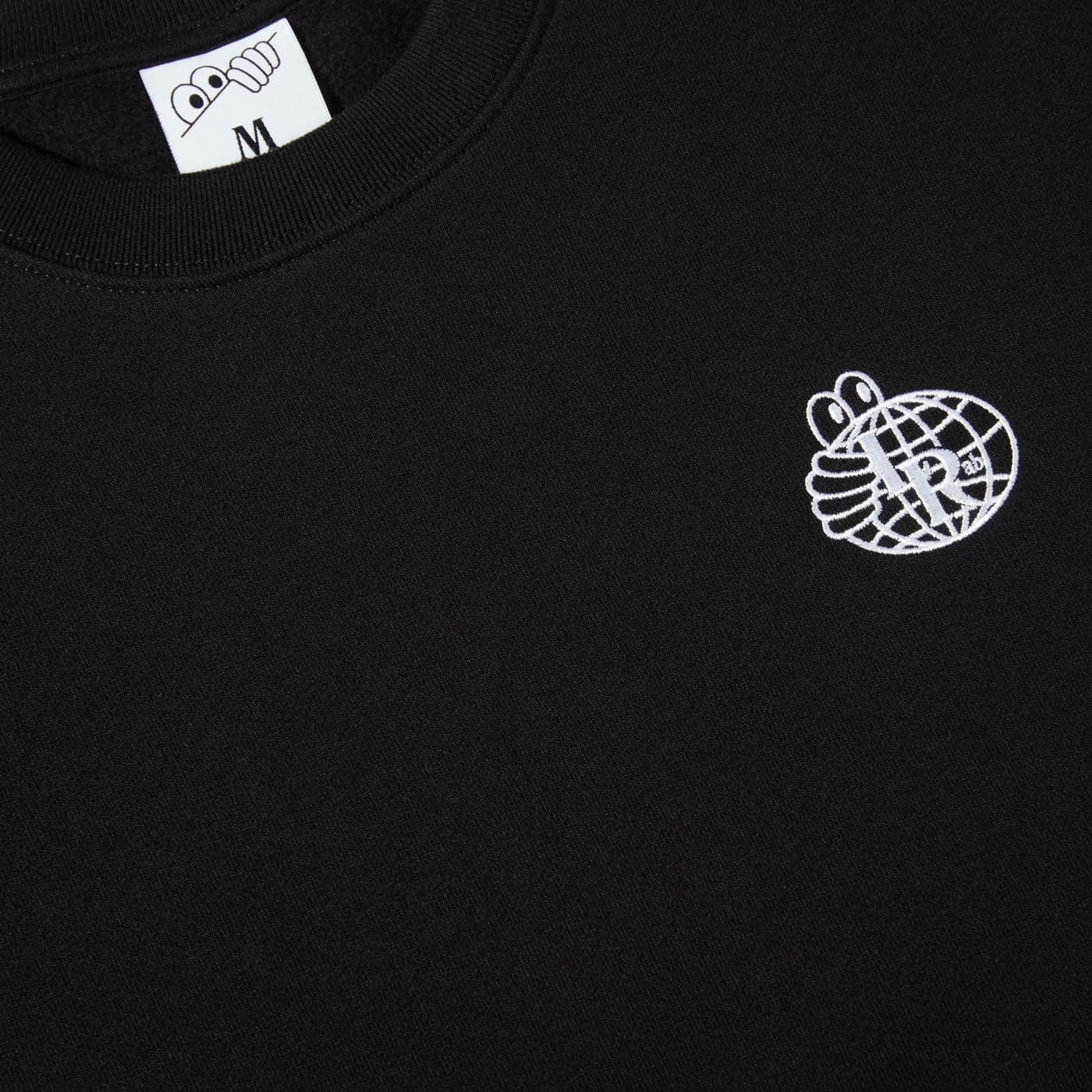 Pull ras du cou avec monogramme Atlas - Noir 
