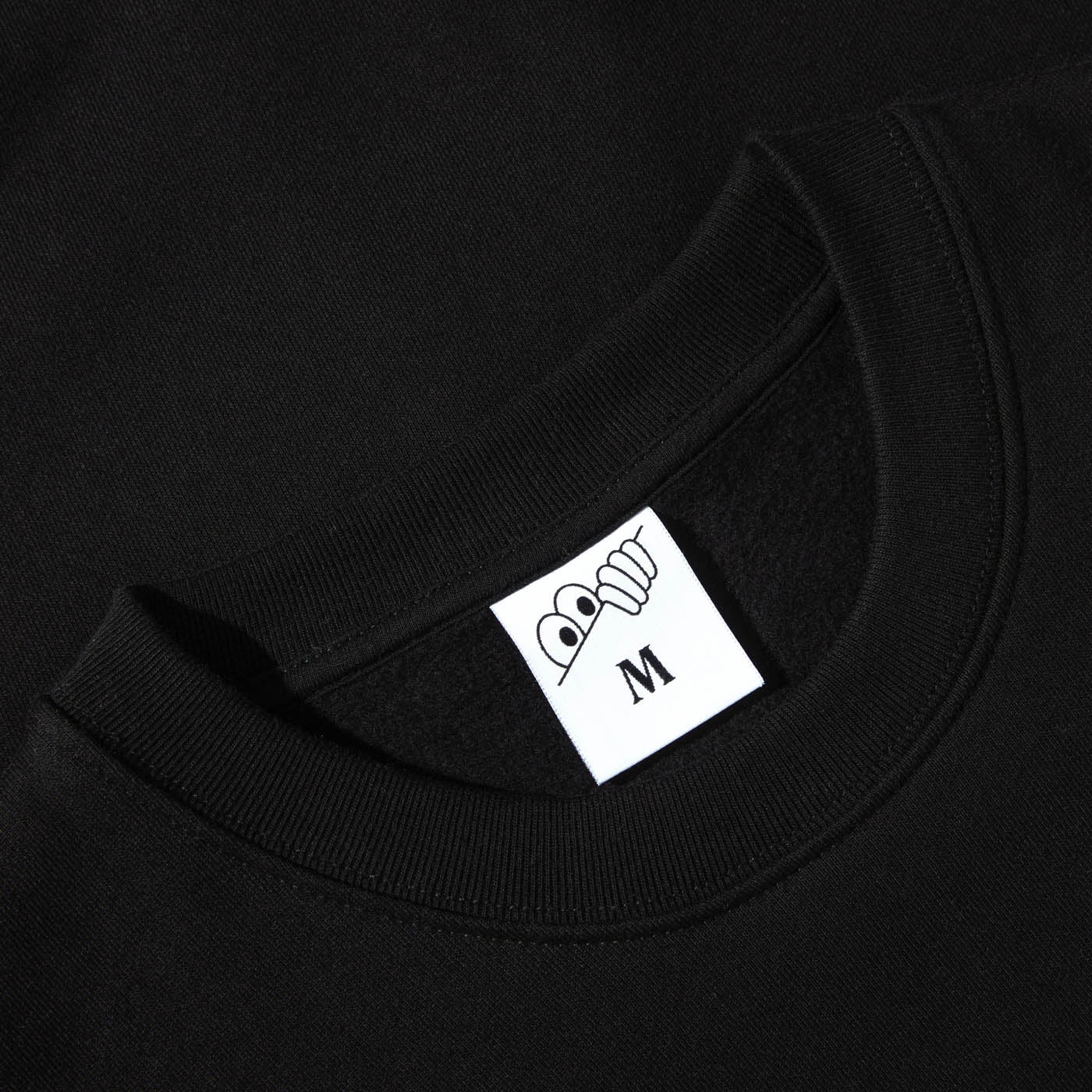 Pull ras du cou avec monogramme Atlas - Noir 