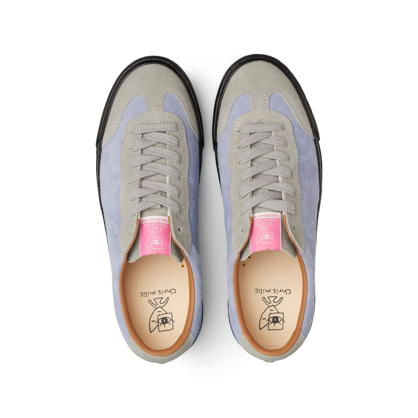 VM004 Milic Suede Lo - Gris fantôme/noir 