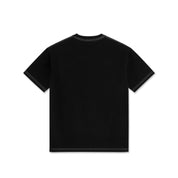 Petit t-shirt à points contrastés Atlas - Noir 