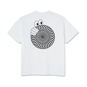 T-shirt Last Resort AB x Spitfire Swirl - Blanc