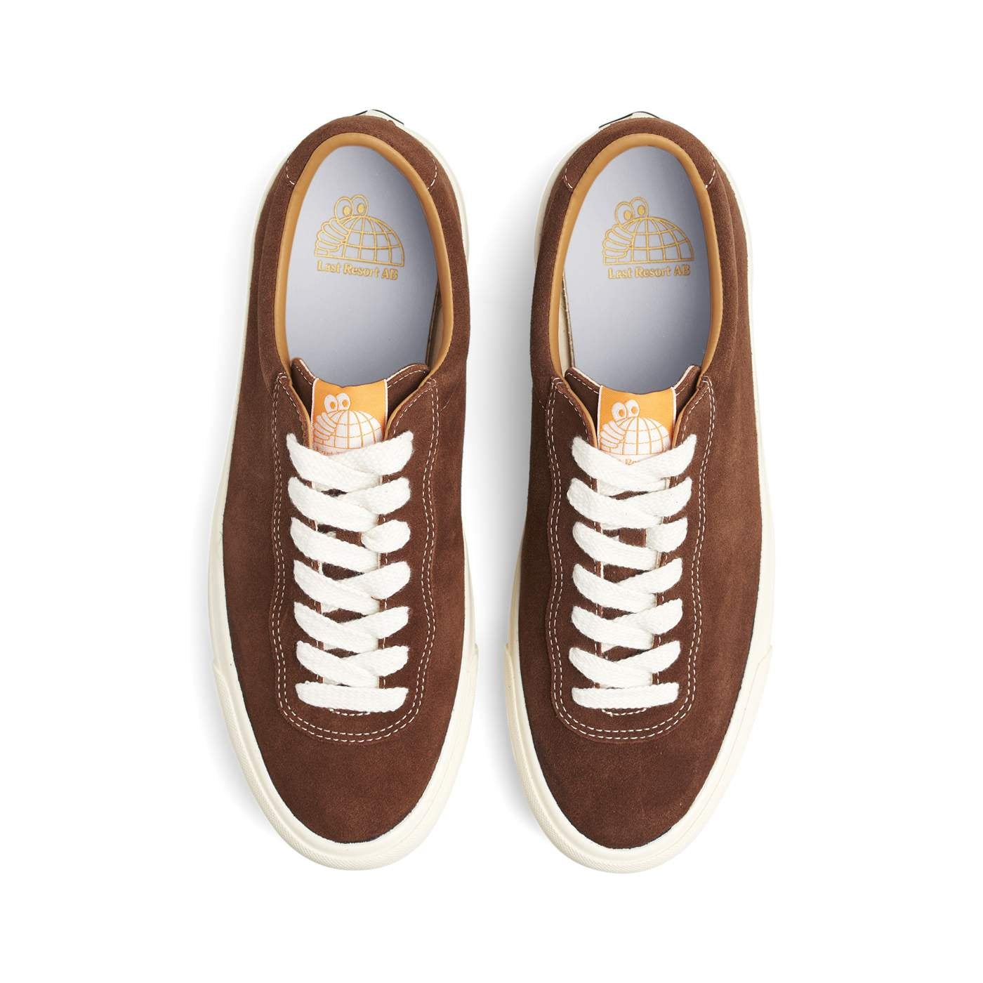 VM001 Suede Lo - Marron chocolat/blanc 