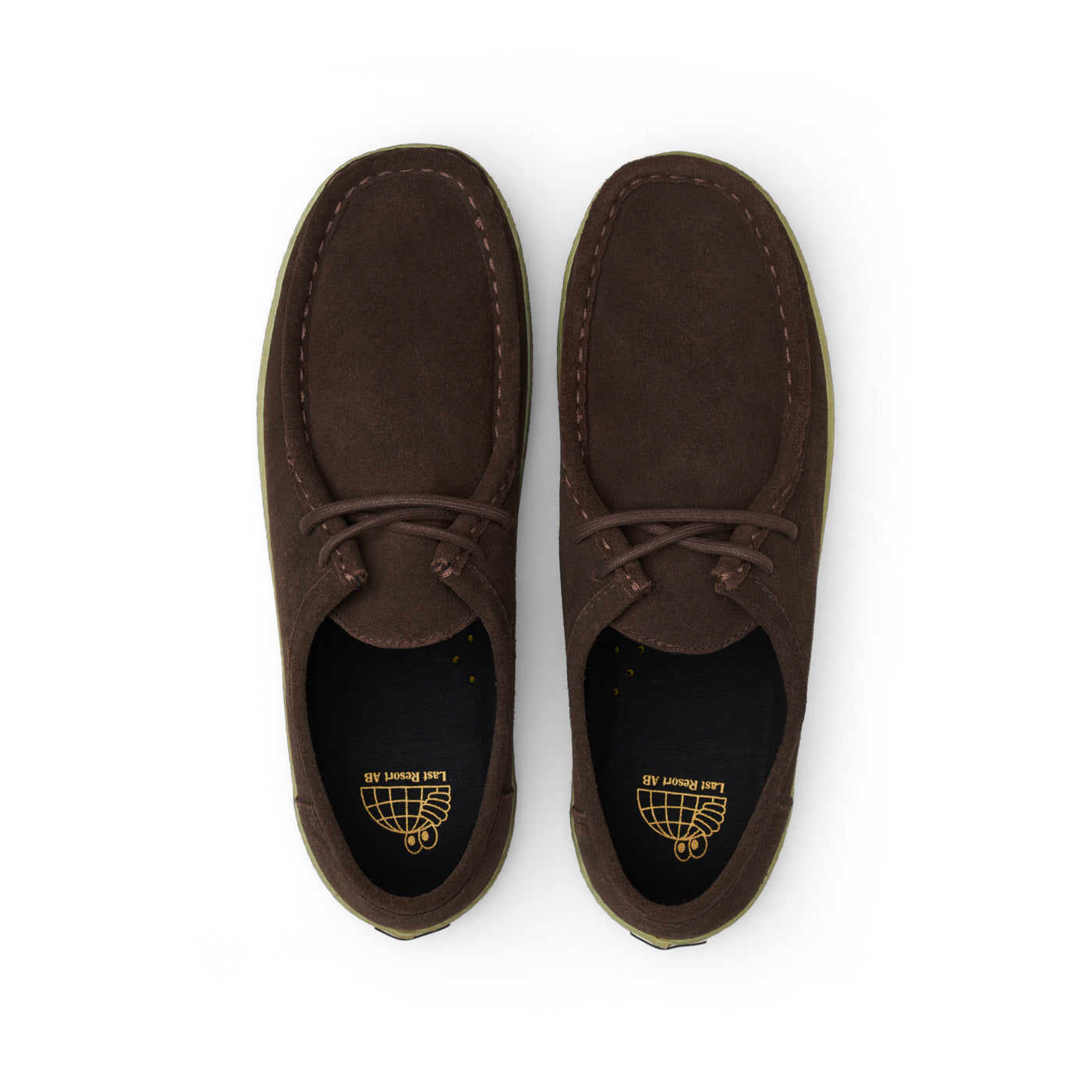 VM006 Moc Suede - Grain de café/Gomme