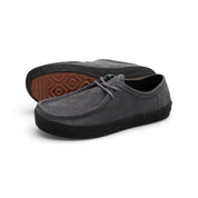VM006 Moc Suede - Gris Acier/Noir