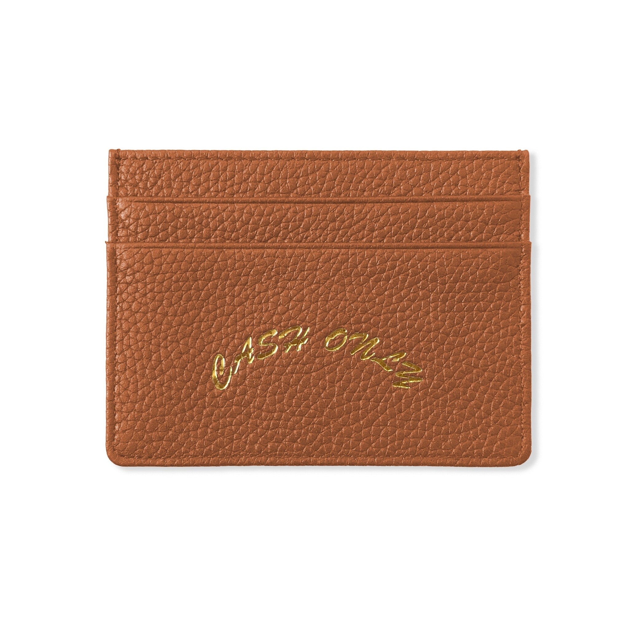 Leather Cardholder - Tan