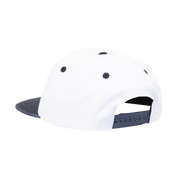 Chapeau d'école de commerce - Blanc/bleu marine