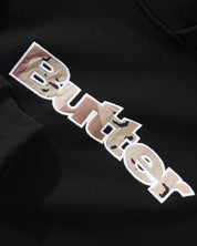 Logo Camo Applique Pullover Hood - Black