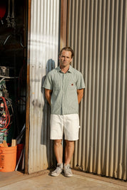 Assembly S/S Shirt - Pine Needle/Whitecap