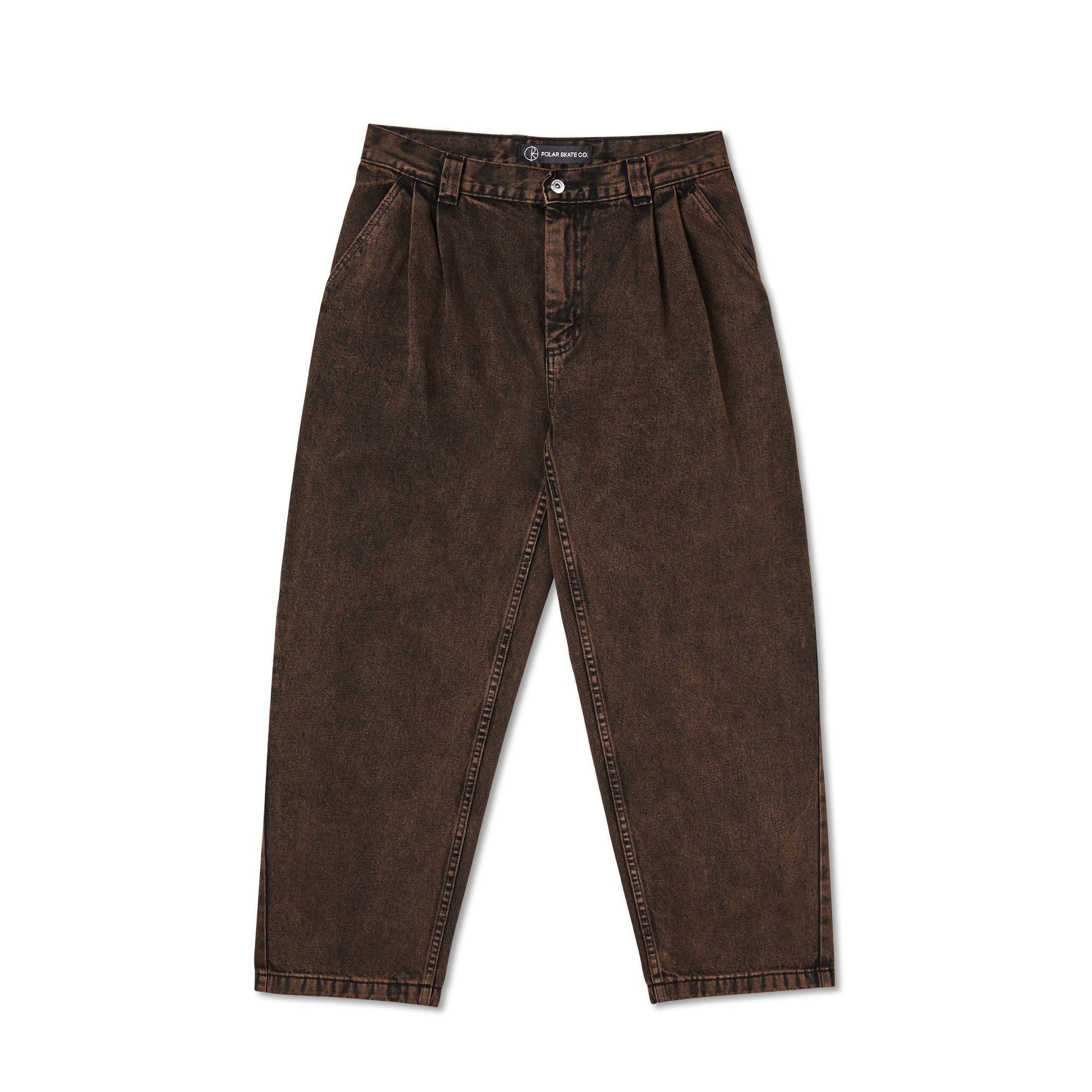 Grund Chino Denim - Brown /Black