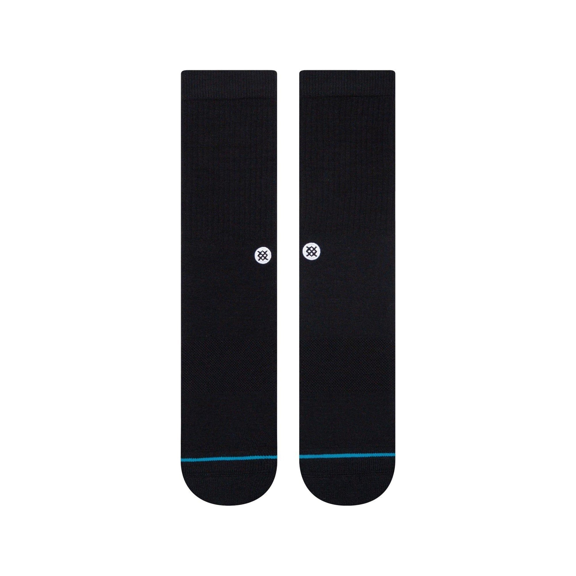 Icon Crew Socks - Black