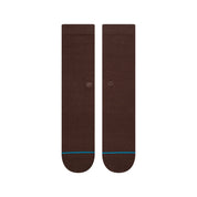 Icon Crew Socks - Brown