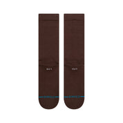 Icon Crew Socks - Brown