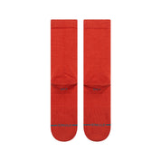 Icon Crew Socks - Dark Red