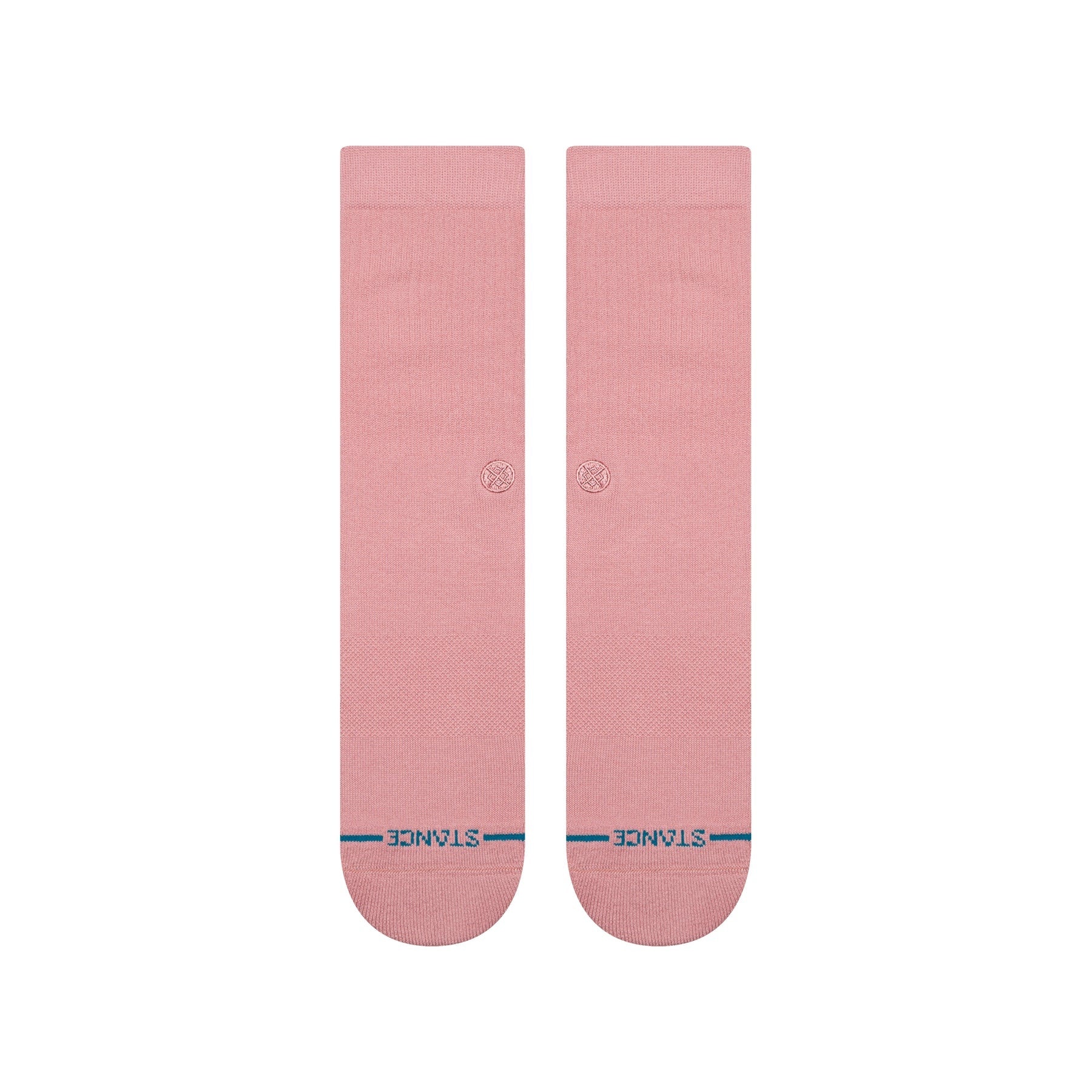 Icon Crew Socks - Dusty Rose