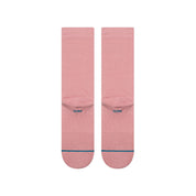 Icon Crew Socks - Dusty Rose