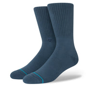 Icon Crew Socks - Indigo