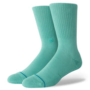 Icon Crew Socks - Turquoise