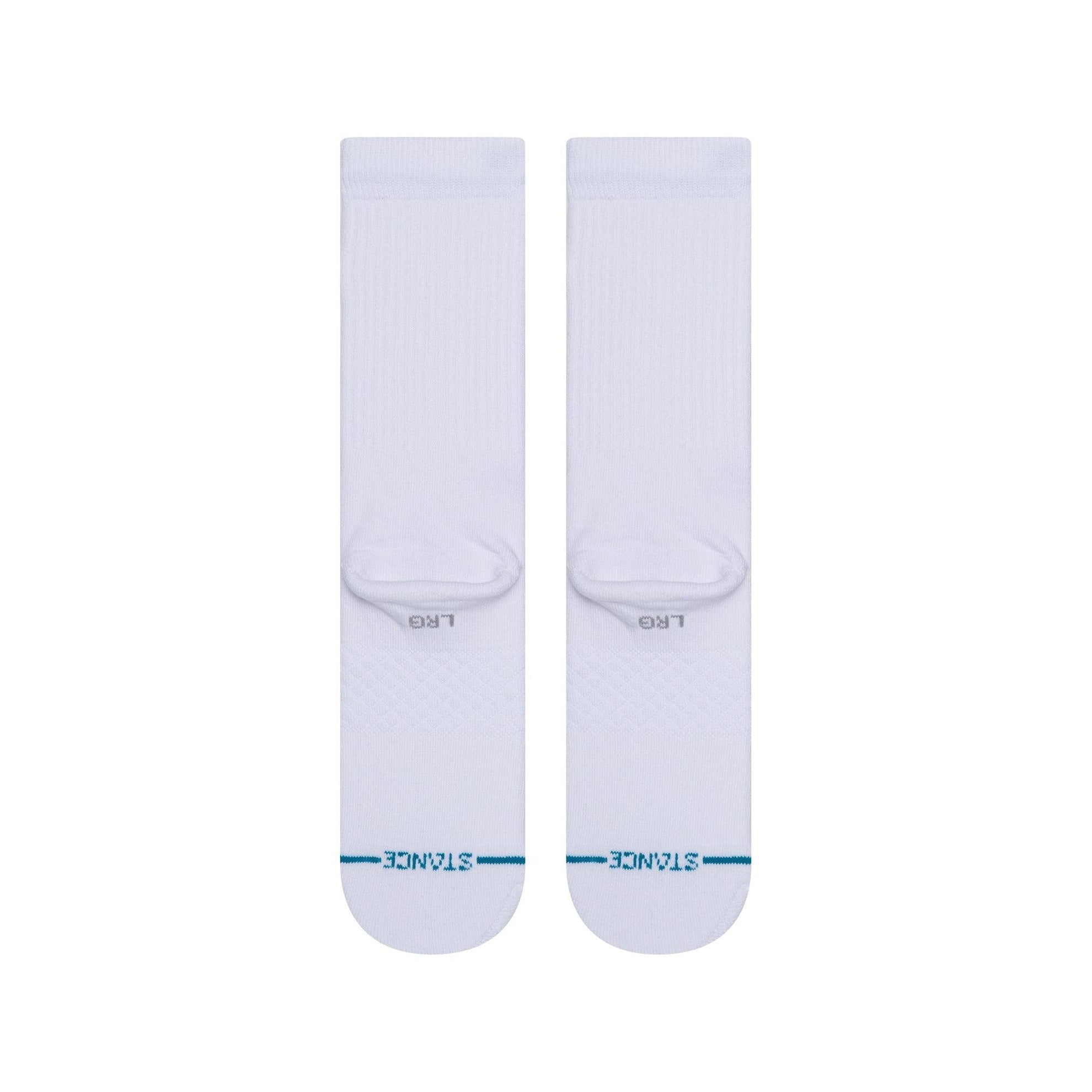 Icon Crew Socks - White